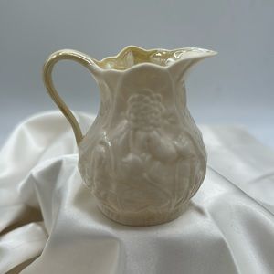 Belleek Lotus Pattern Creamer.